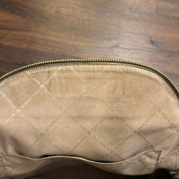 Michael Kors Pre Loved backpack in Gold metallic W/  wear mainly inside & straps main image 5